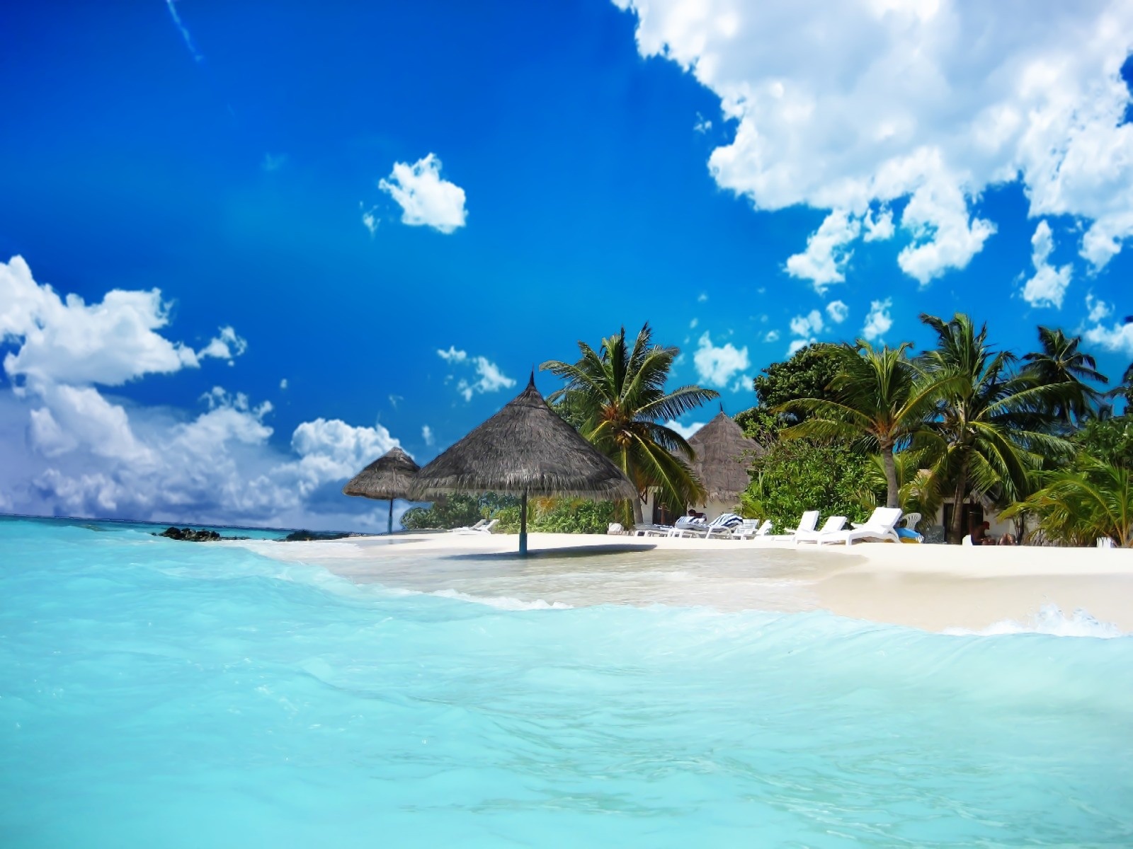 Paradise Beach Wallpaper HD 3d Desktop Background
