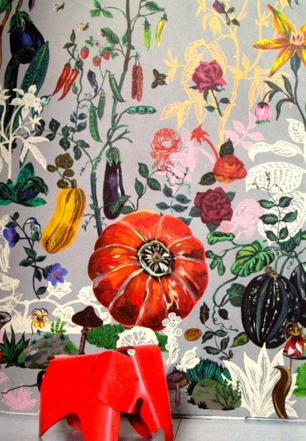 Nathalie Lete Bloom Wallpaper Botanical