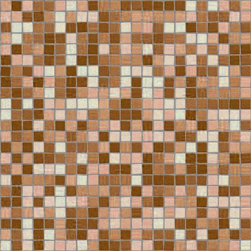 Brown Mosaic Tile Wallpaper Seamless Pattern Background Or