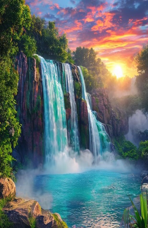 3d Waterfall Wallpaper