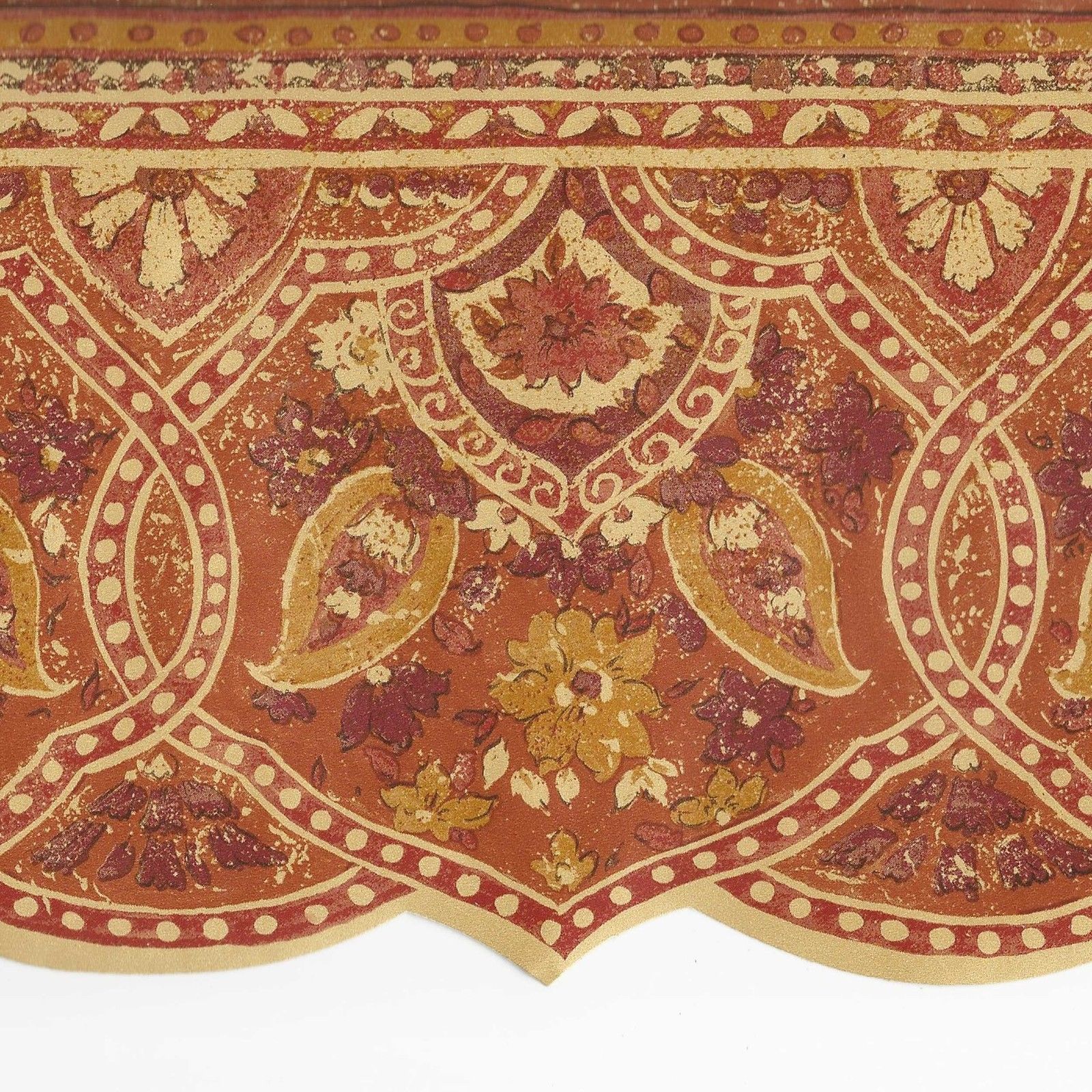 Free download Paisley Burgundy Elegant Victorian Blue Gold Green Wall