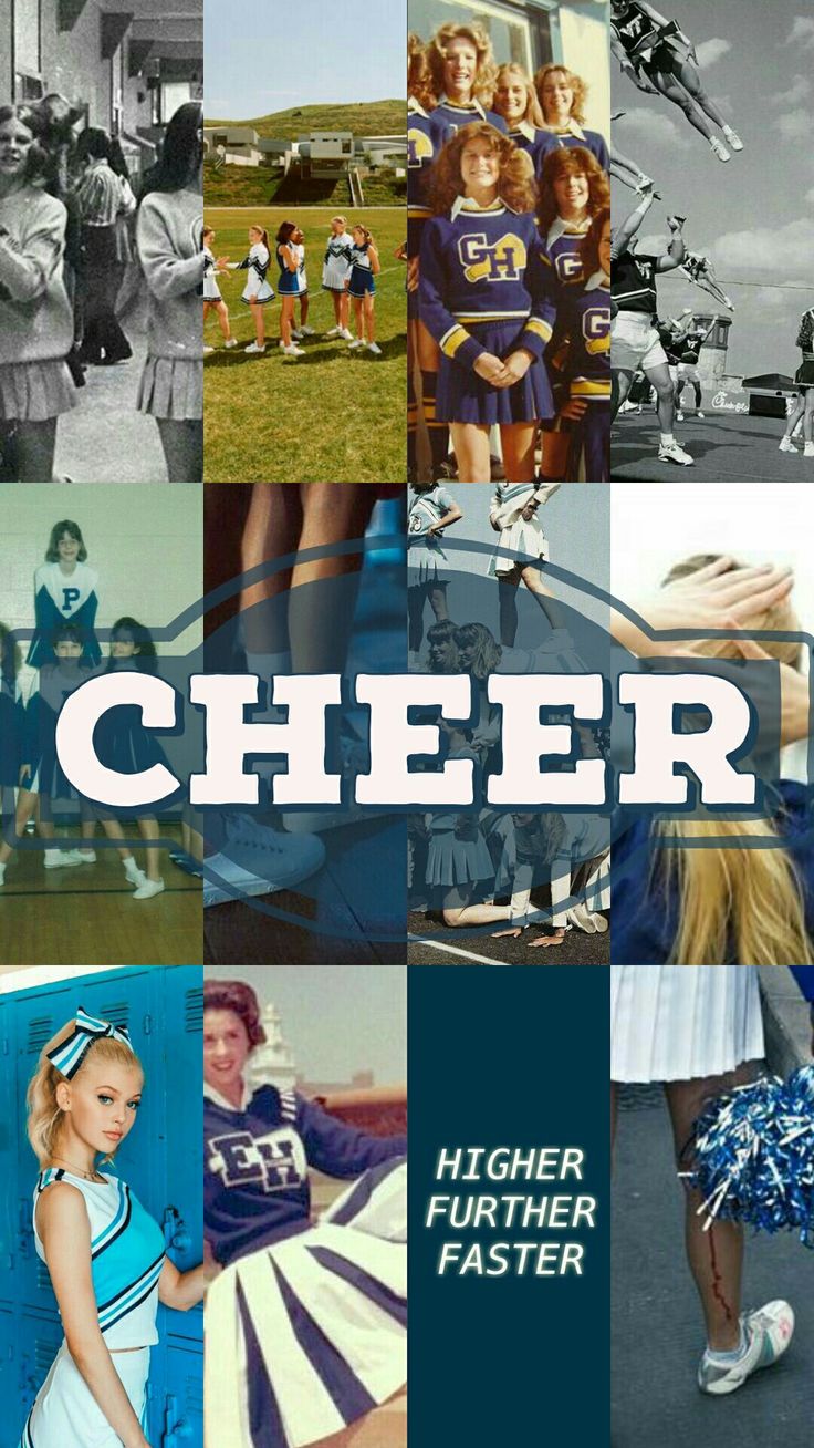 Cheerleader Lockscreen Wallpaper Blue Aesthetic Cheer