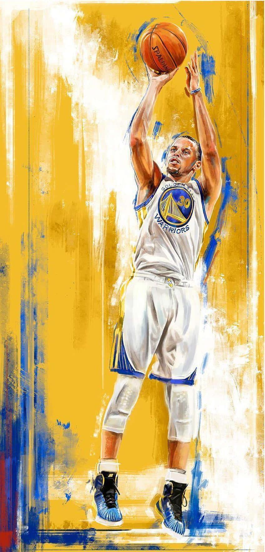 Stephen Curry Ready And Willing To Play Wallpaper