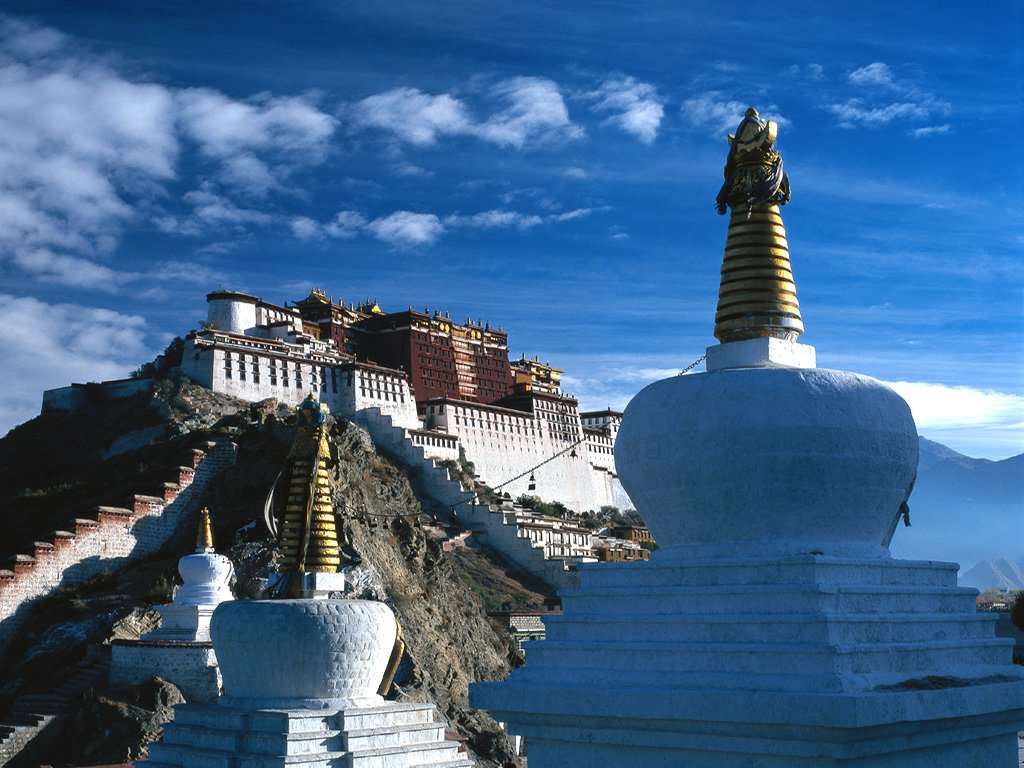 Tibet Scenery HD Wallpaper