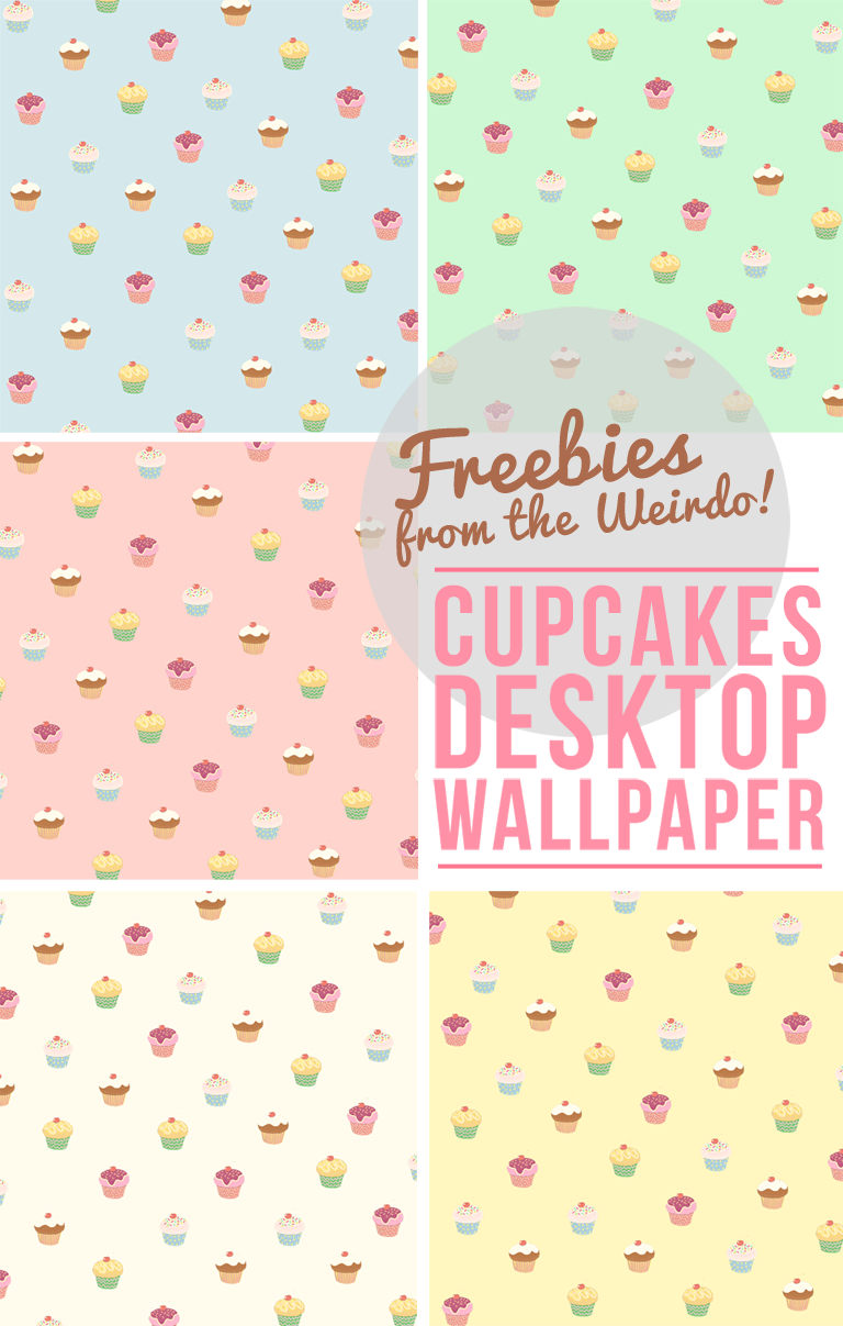 Weirdo In Pink Bie Cupcakes Desktop Wallpaper
