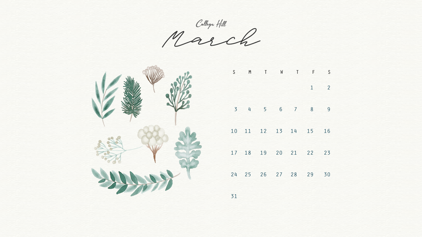 Our March Wallpaper Is Here