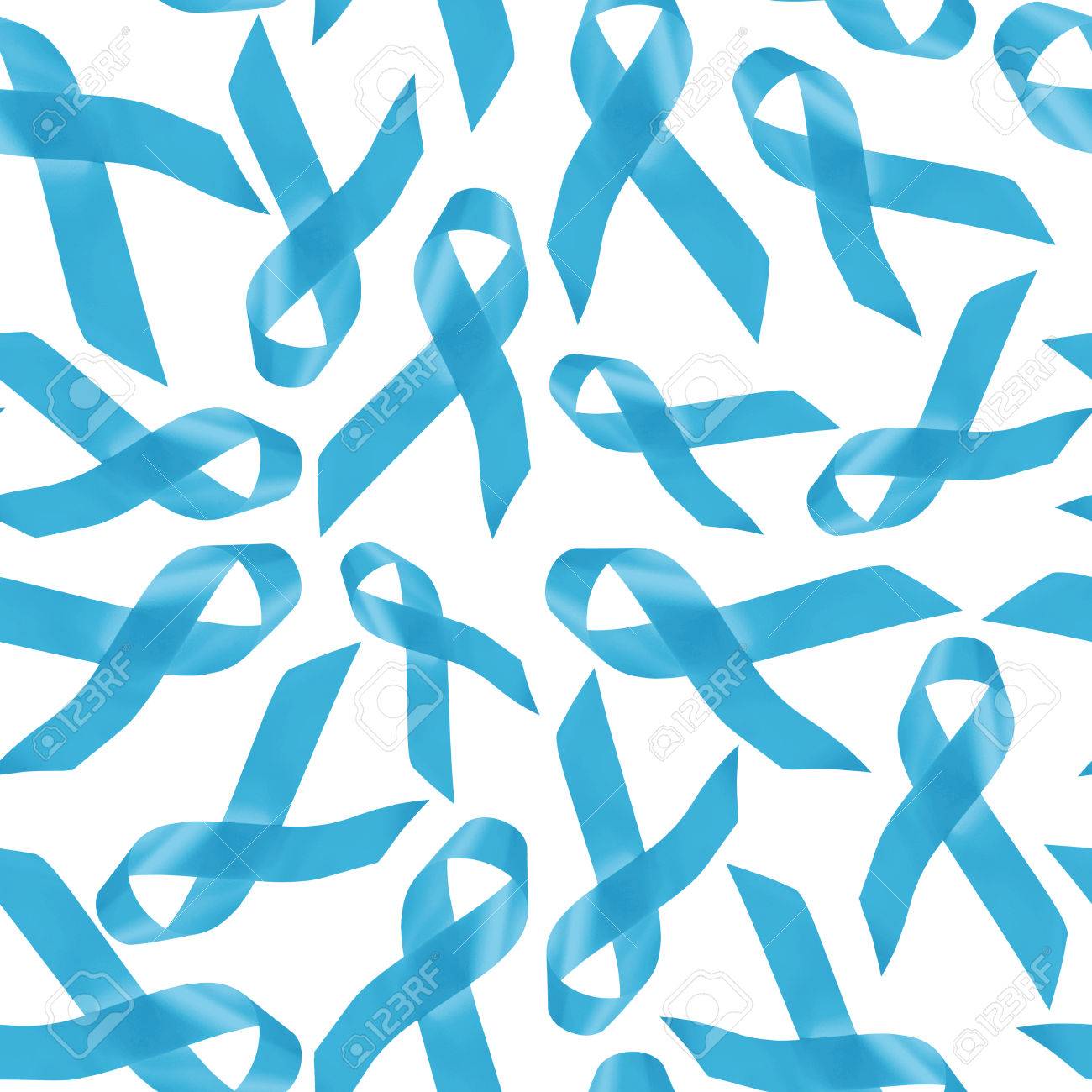 Prostate Cancer Awareness Background Seamless Pattern Made Of