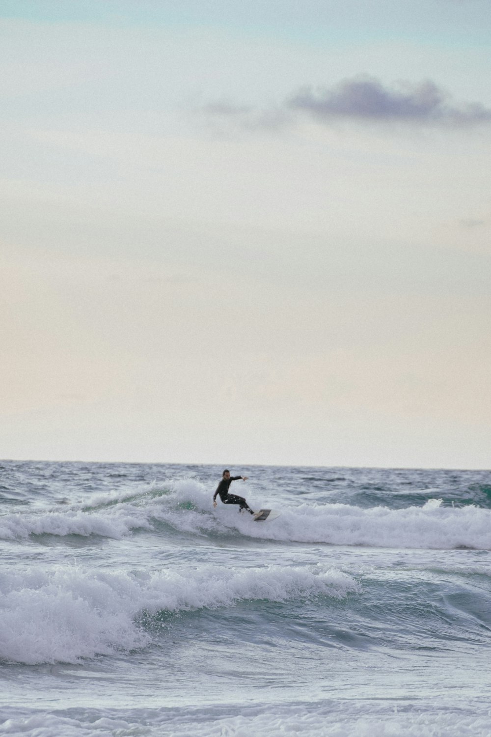 Surfing Waves iPhone Wallpaper