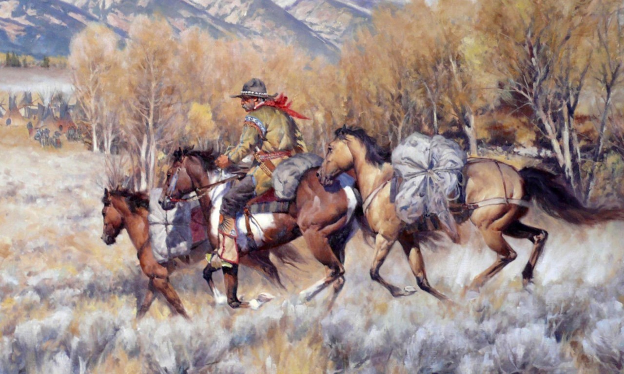 American Old West Scenery Wallpaper