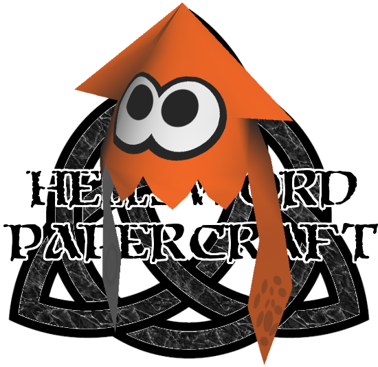 Splatoon Squid Hat Papercraft by HellswordPapercraft on