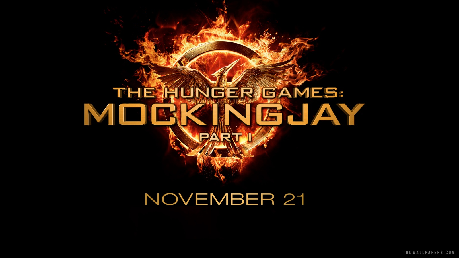 The Hunger Games Mockingjay Part 1 Title HD Wallpaper   iHD Wallpapers 1600x900