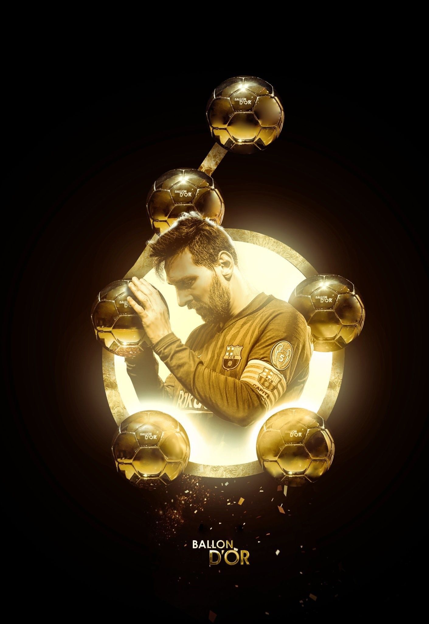 Leo Messi Ballon D Or Background Image And Wallpaper Yl