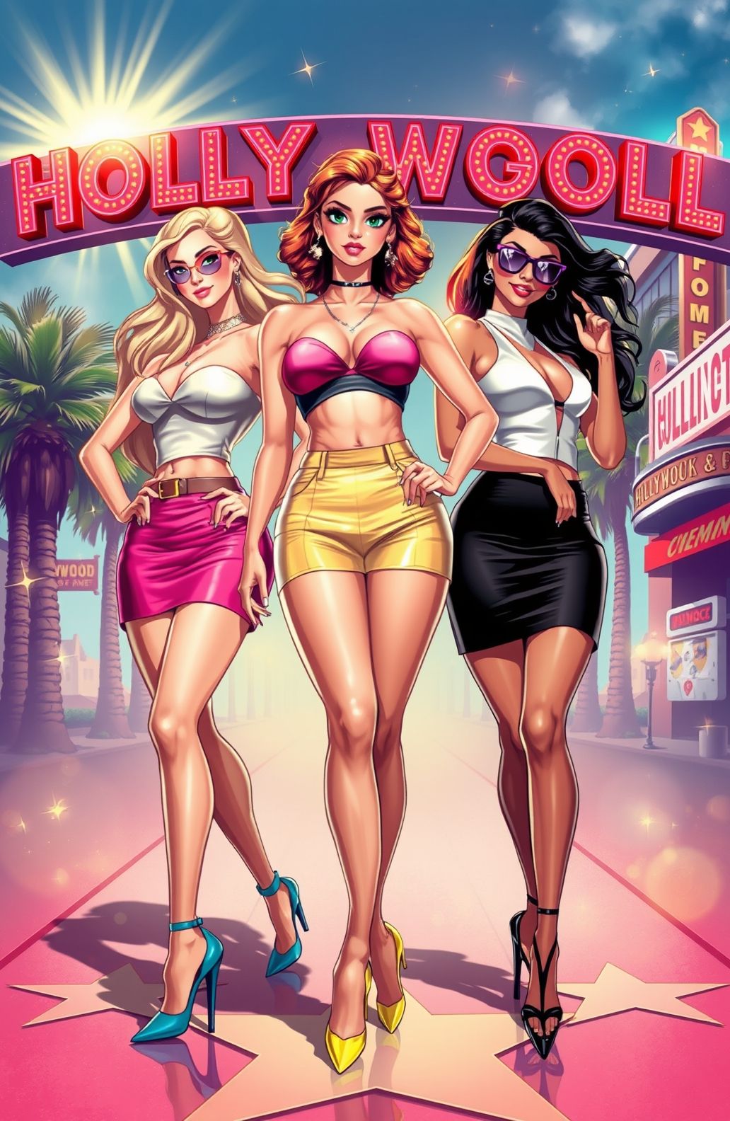 Hollywood Girls Wallpaper