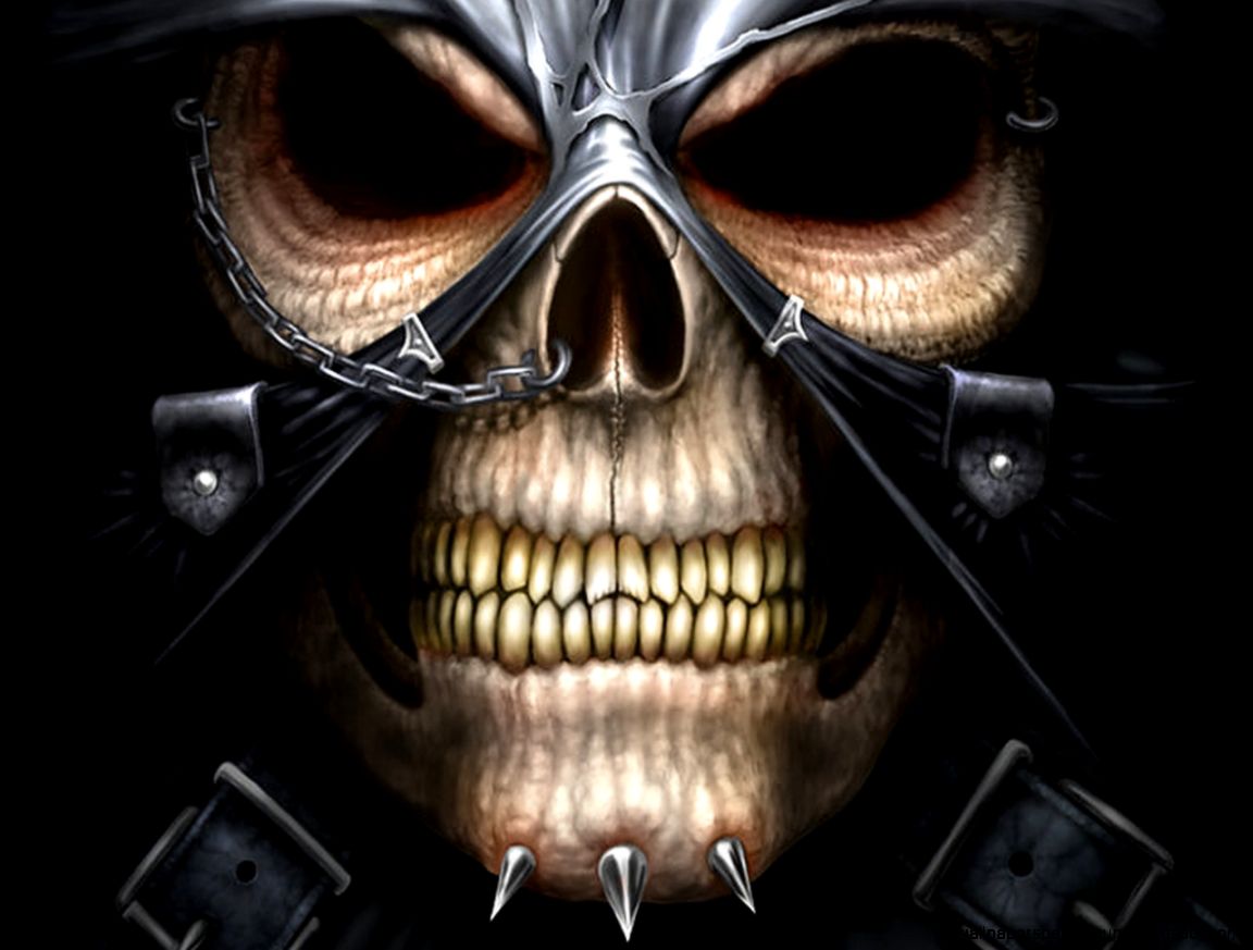 Cool 3d Skull Wallpaper Background