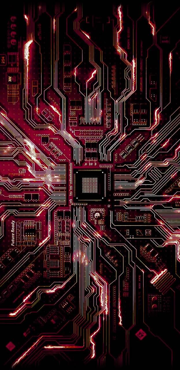 Motherboard Chip iPhone Wallpaper With Image Electronics