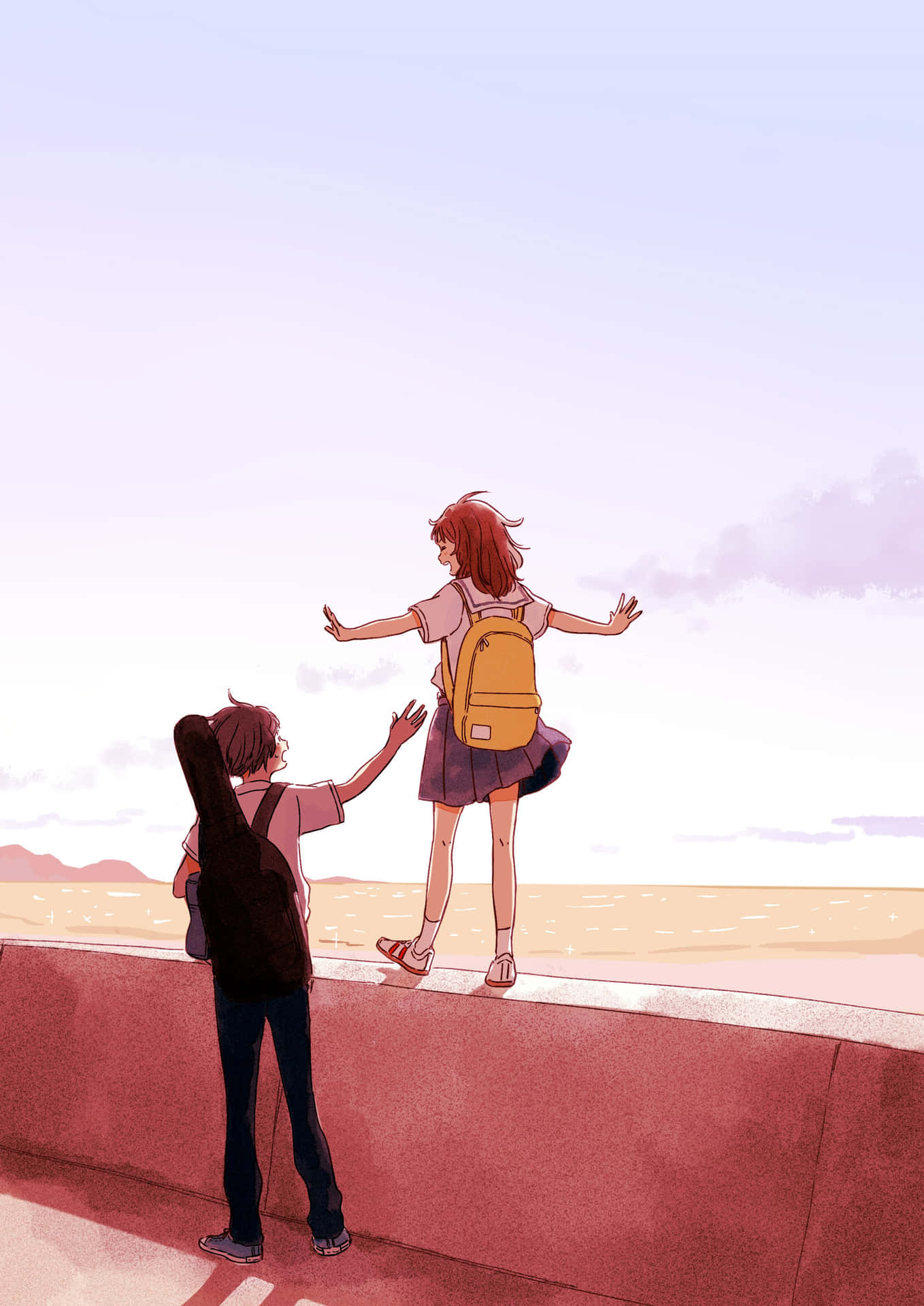 Aesthetic Couple Anime Wallpaper