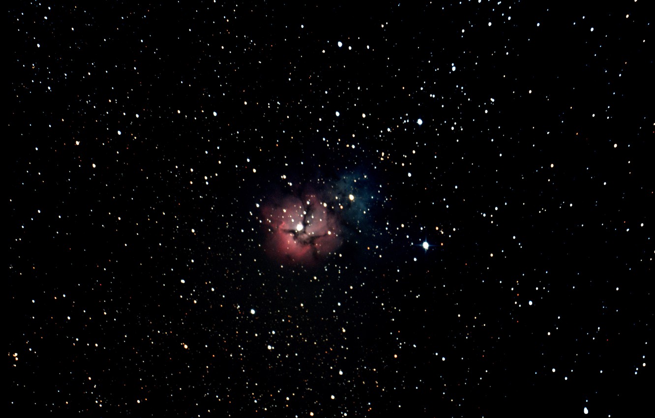 Wallpaper Nebula In The Constellation Trifid Sagittarius