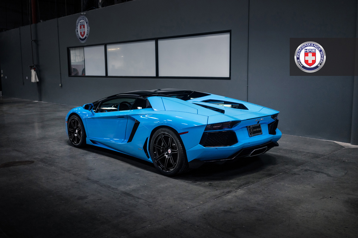 Breathtaking Blu Cepheus Lamborghini Aventador On Hre
