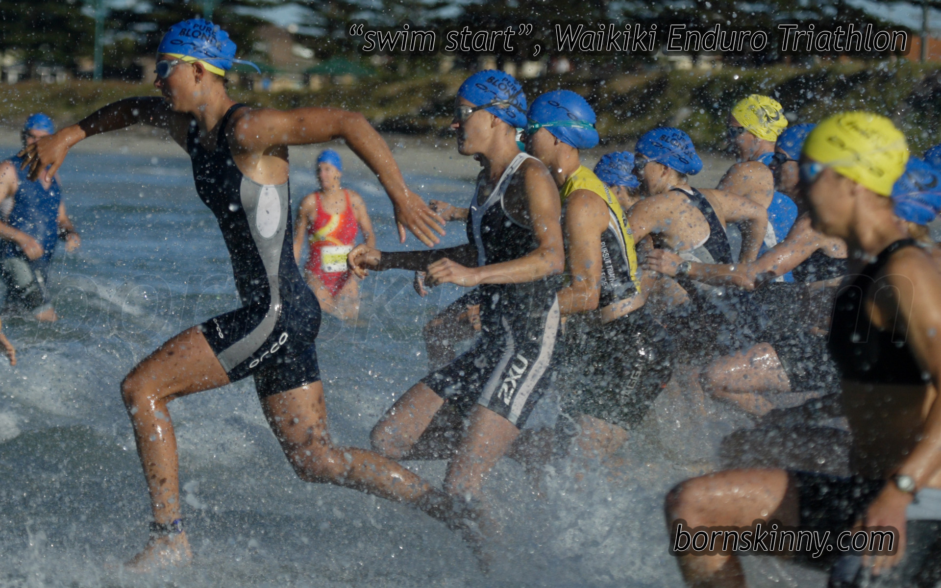 Waikiki Triathlon Desktop Wallpaper Backdrop