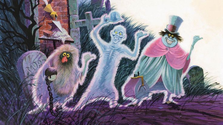 Wallpaper Haunted Mansion Disneyland Hitchhiking Ghosts