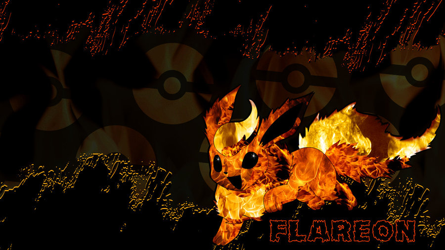 Flareon On Wallpaper By