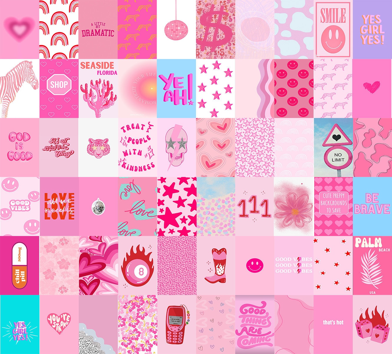Pink Preppy Wallpaper