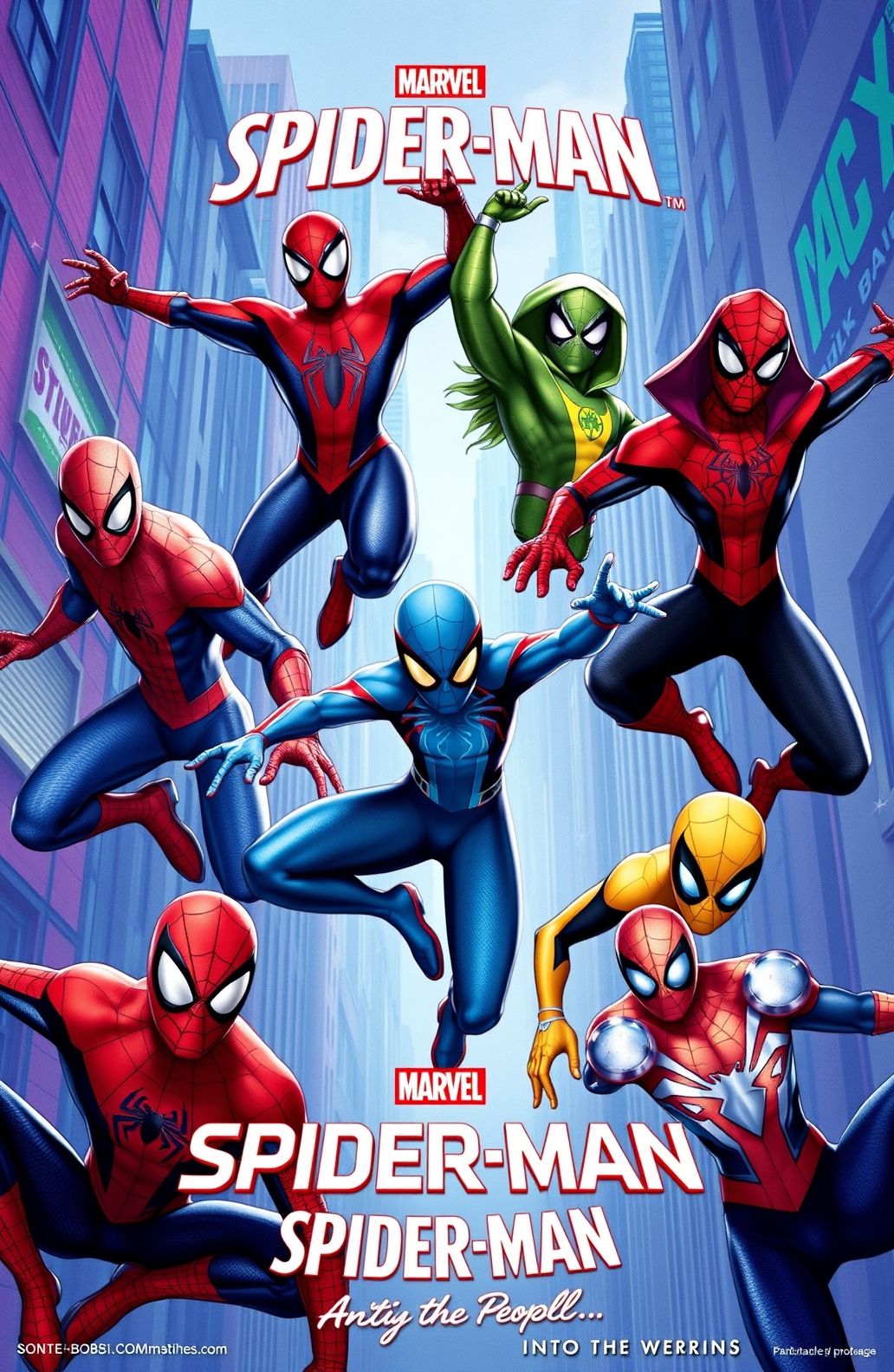Spider Man Into The Verse Wallpaper