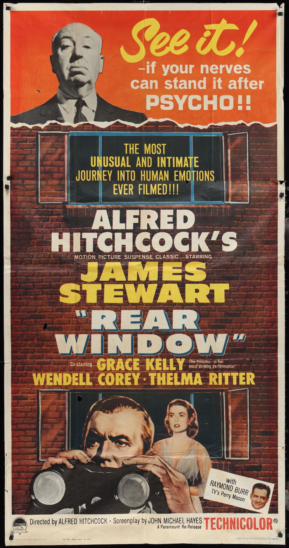 Rear Window Movie Poster Ri Sheet