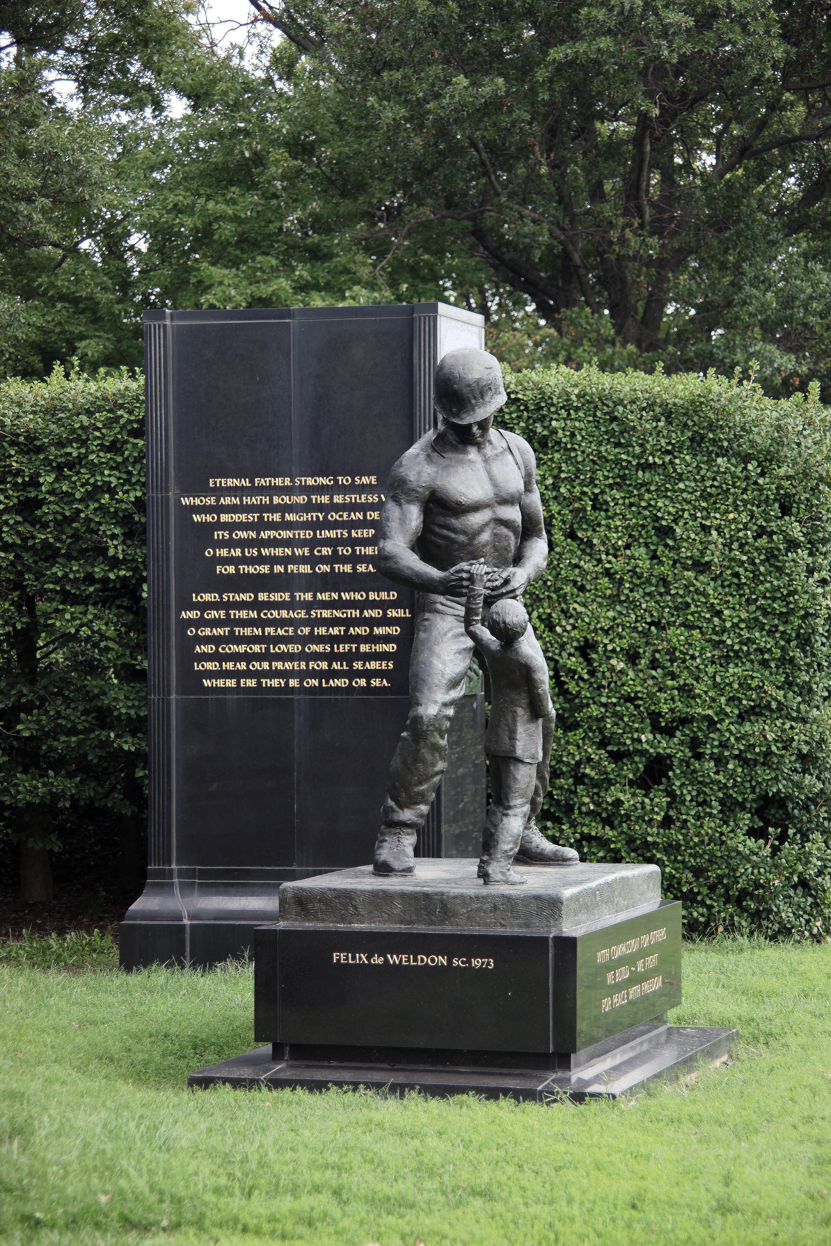 File Seabee Memorial Looking E Arlington National Cemetery