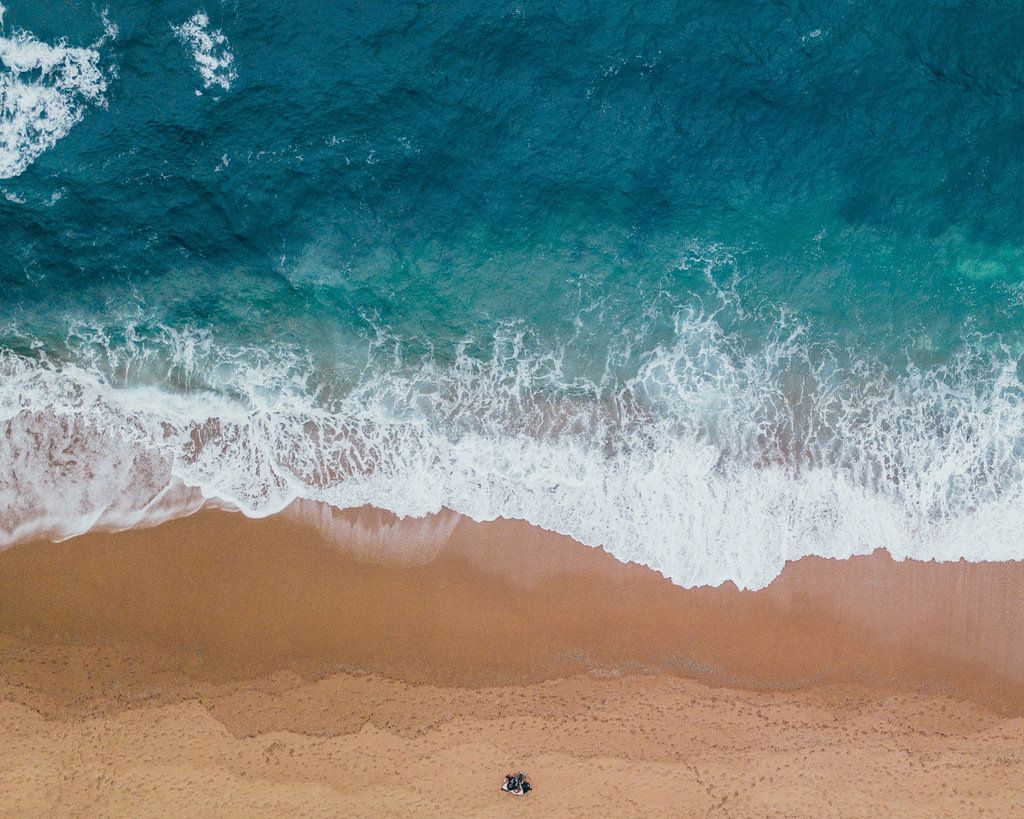 beach drone view hd wallpaper in 2019 Beach pictures Sea