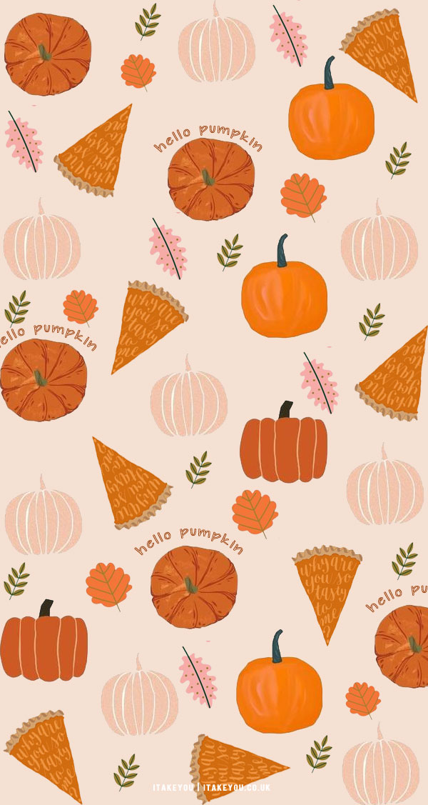 Hello Pumpkin Phone Wallpaper