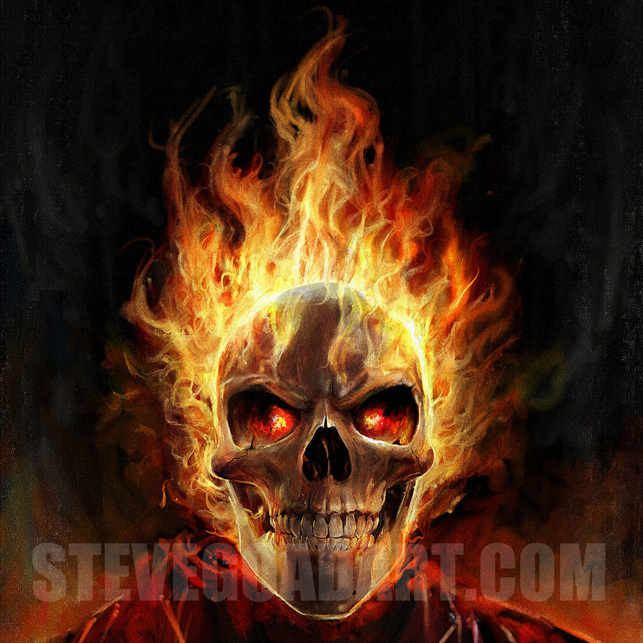 fire skull wallpapers for desktop