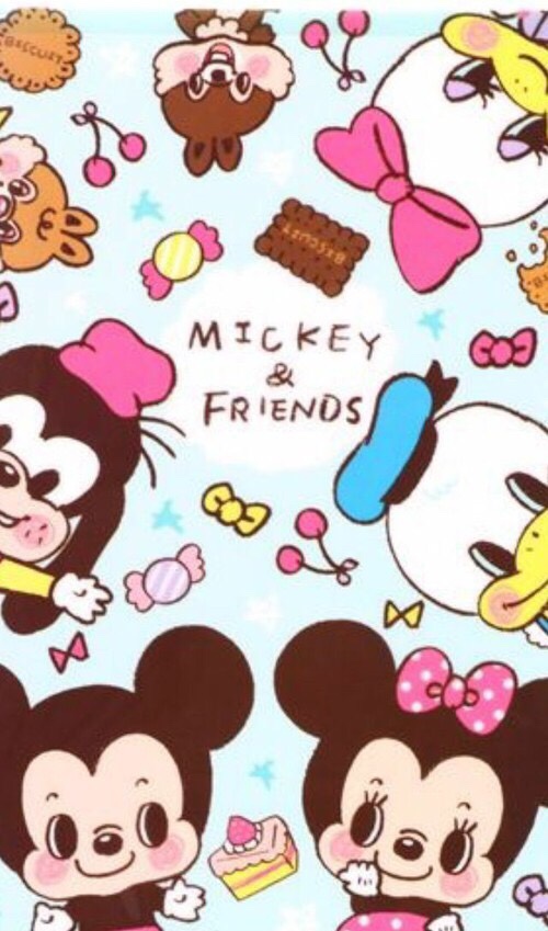 Wallpaper Background iPhone Android Disney Mickey Mouse Minnie