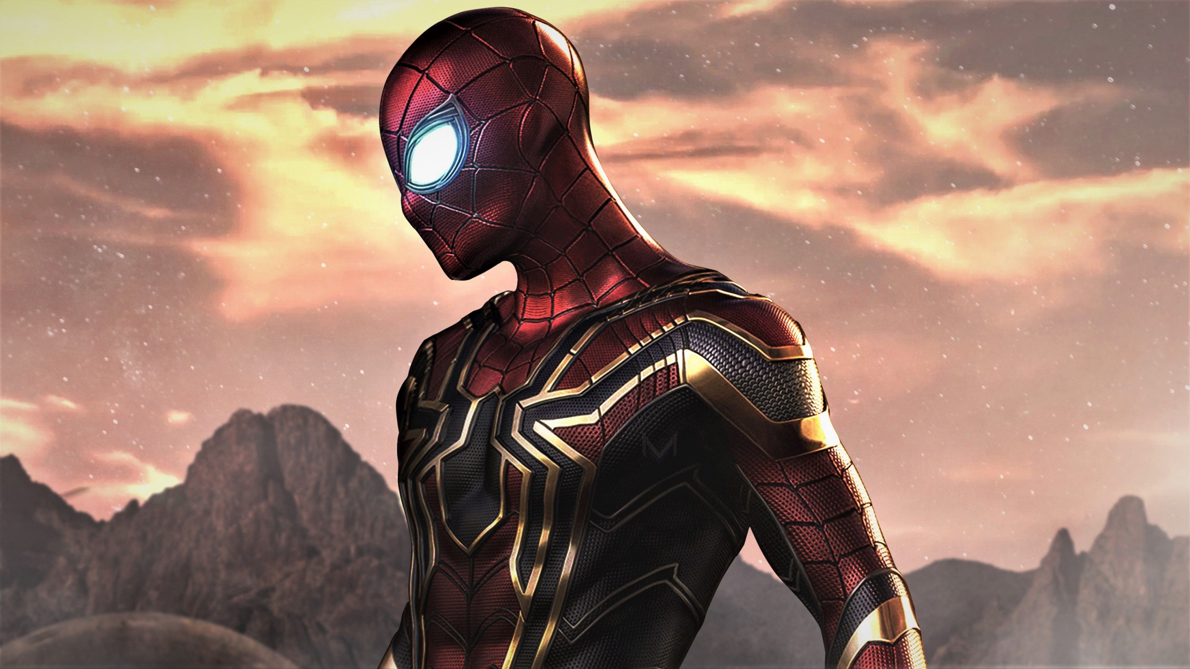 Desktop 4k Spider Man Tom Holland Background Image Wallpaper
