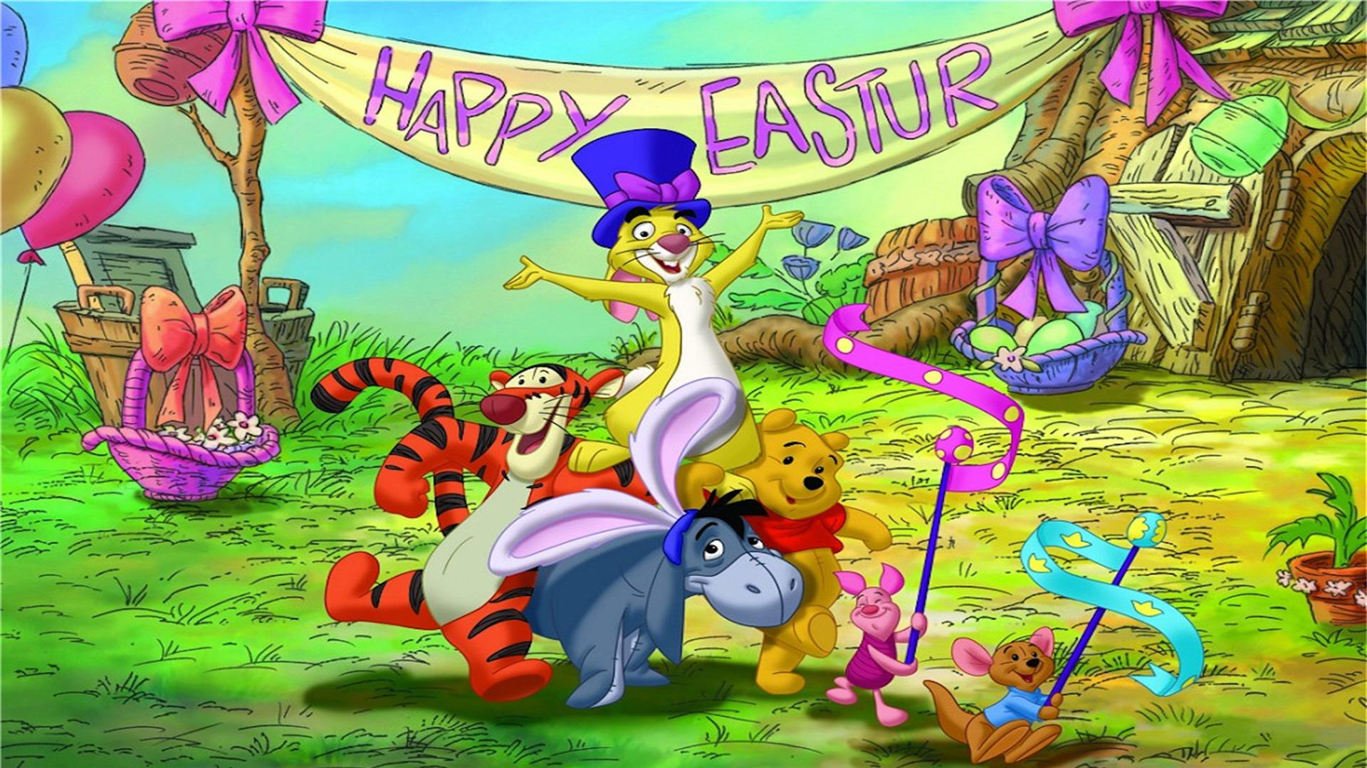 Winnie The Pooh Easter wallpaper 178469 1920x1080