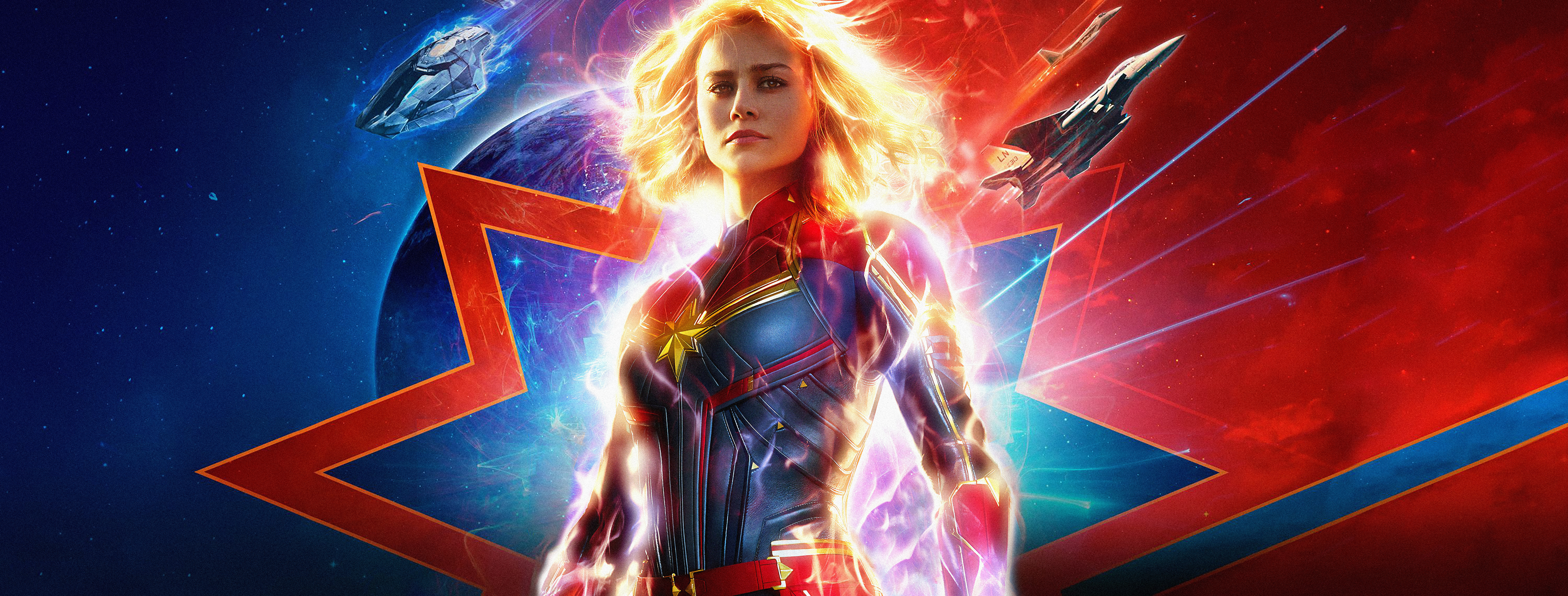 Captain Marvel 4k Ultra HD Wallpaper Background Image