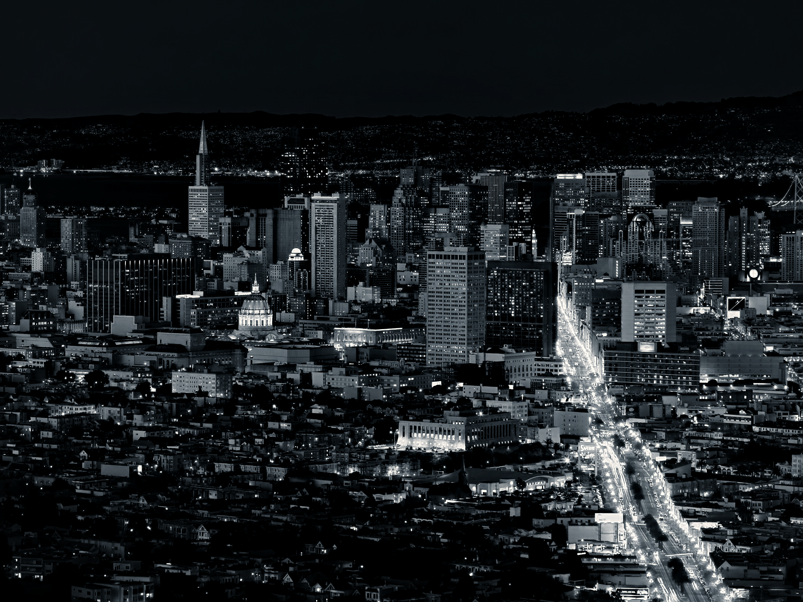 Black And White San Francisco Skyline Wallpaper Republicans