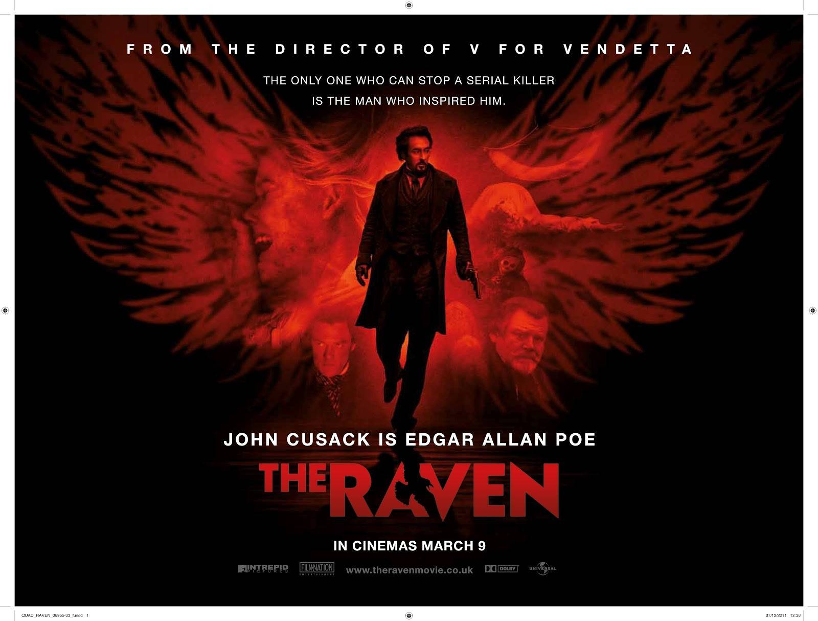 The Raven Poster Edgar Allan Poe Wallpaper