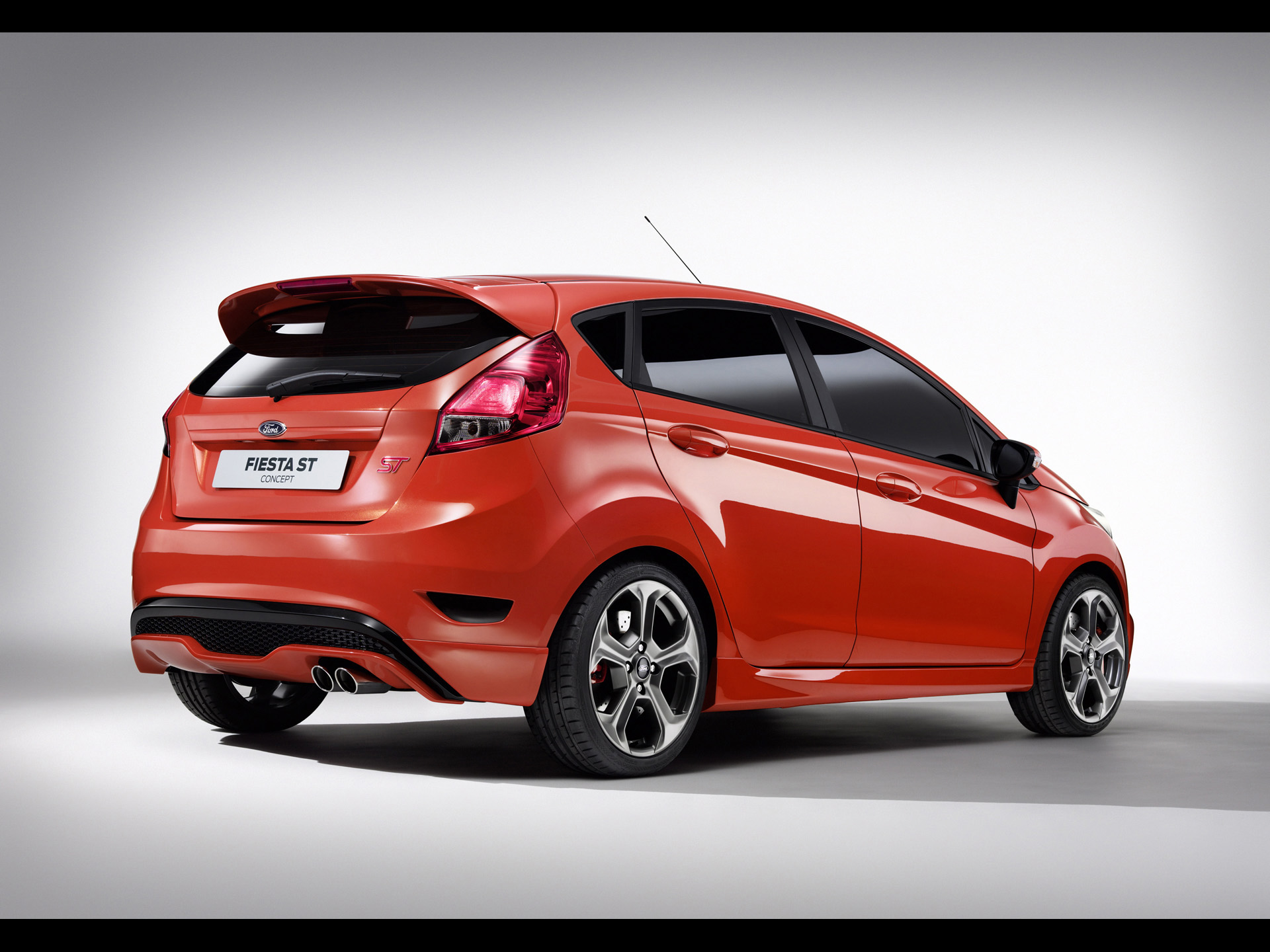 Ford Fiesta St Concept Rear And Side Wallpaper