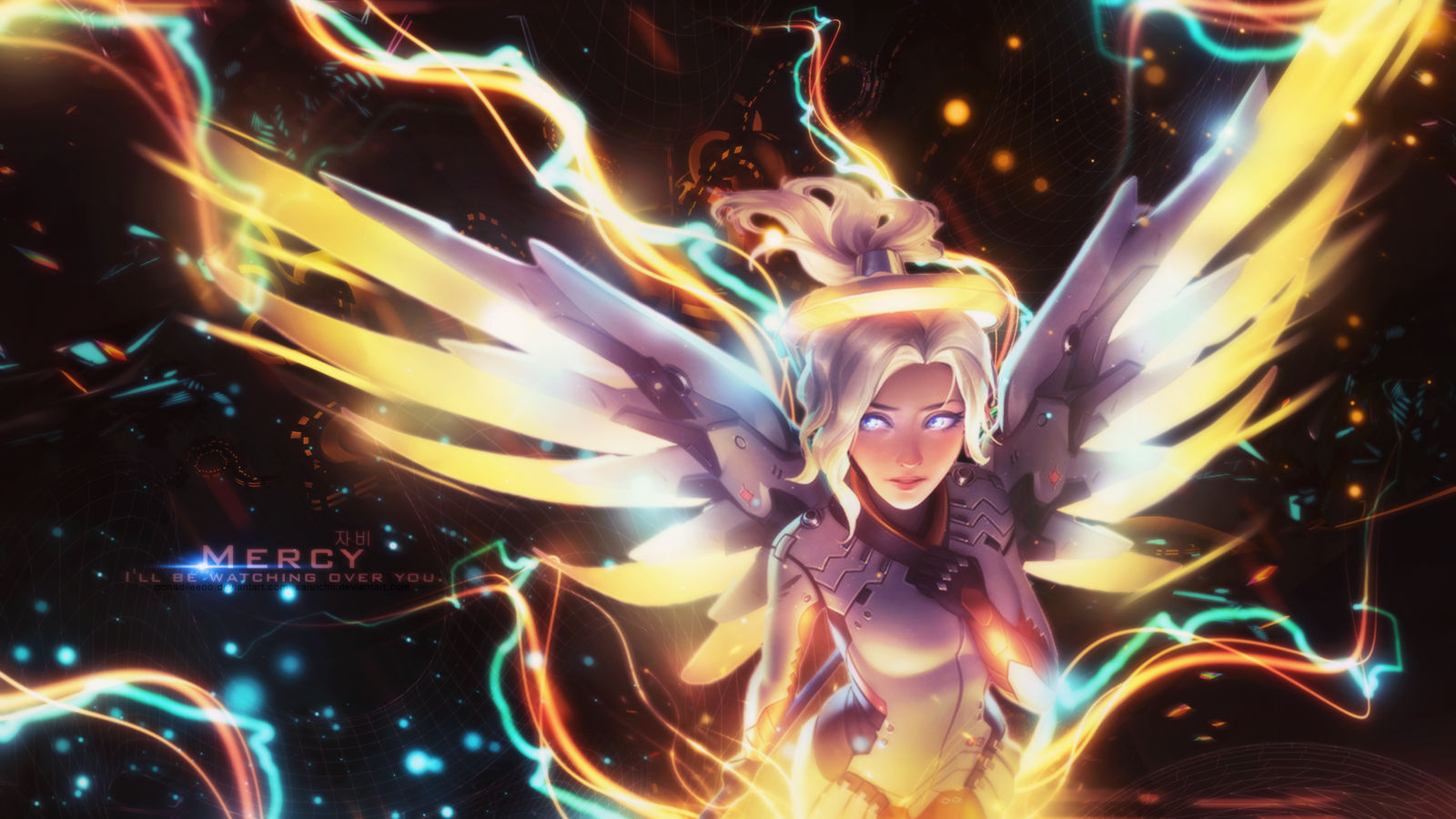 Wallpaper Collab Mercy Overwatch By Oonadileeoo Daz5l2z Full