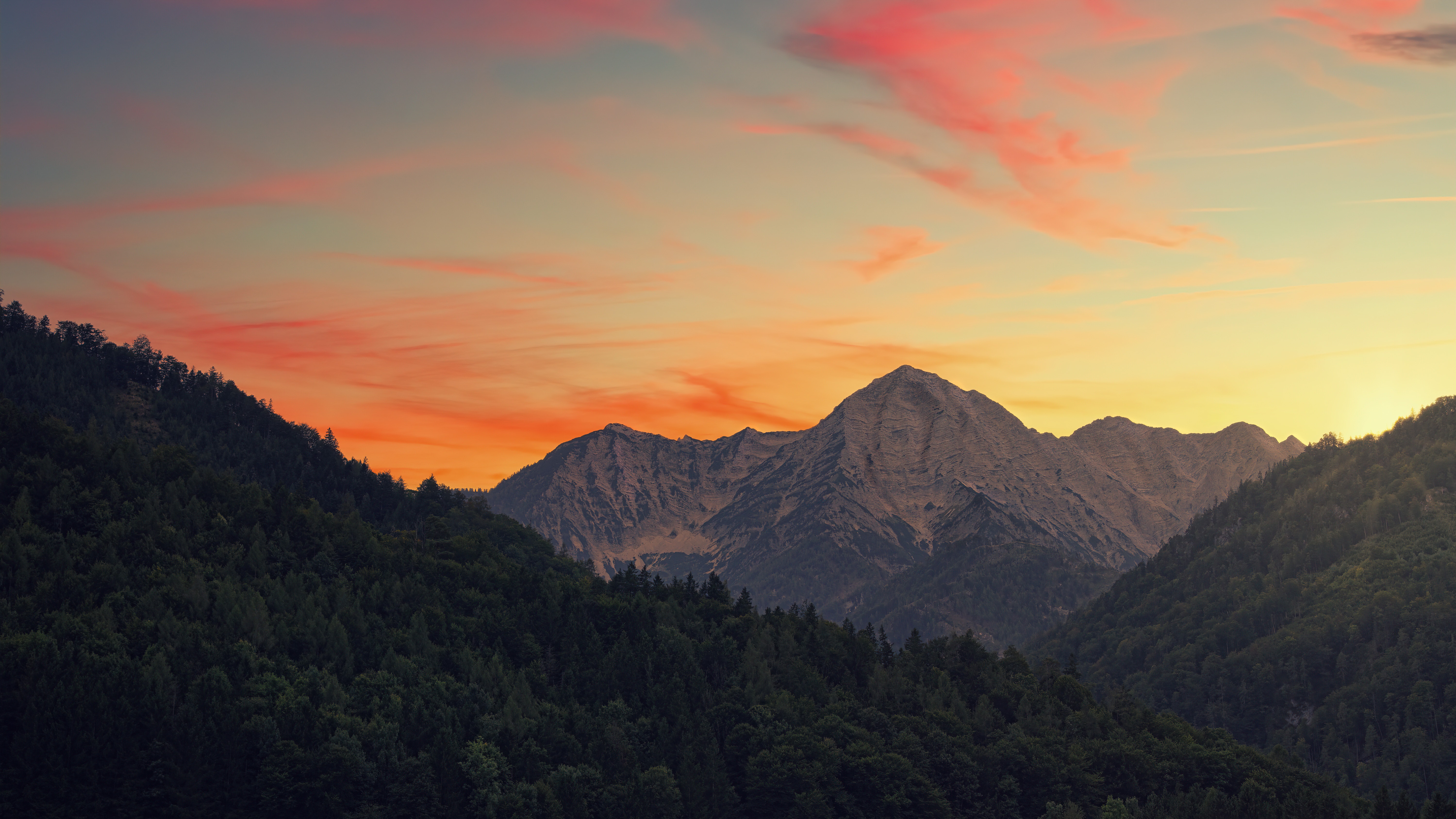 Mountain Hills Sky 5k Laptop Full HD 1080p 4k Wallpaper Image Photos