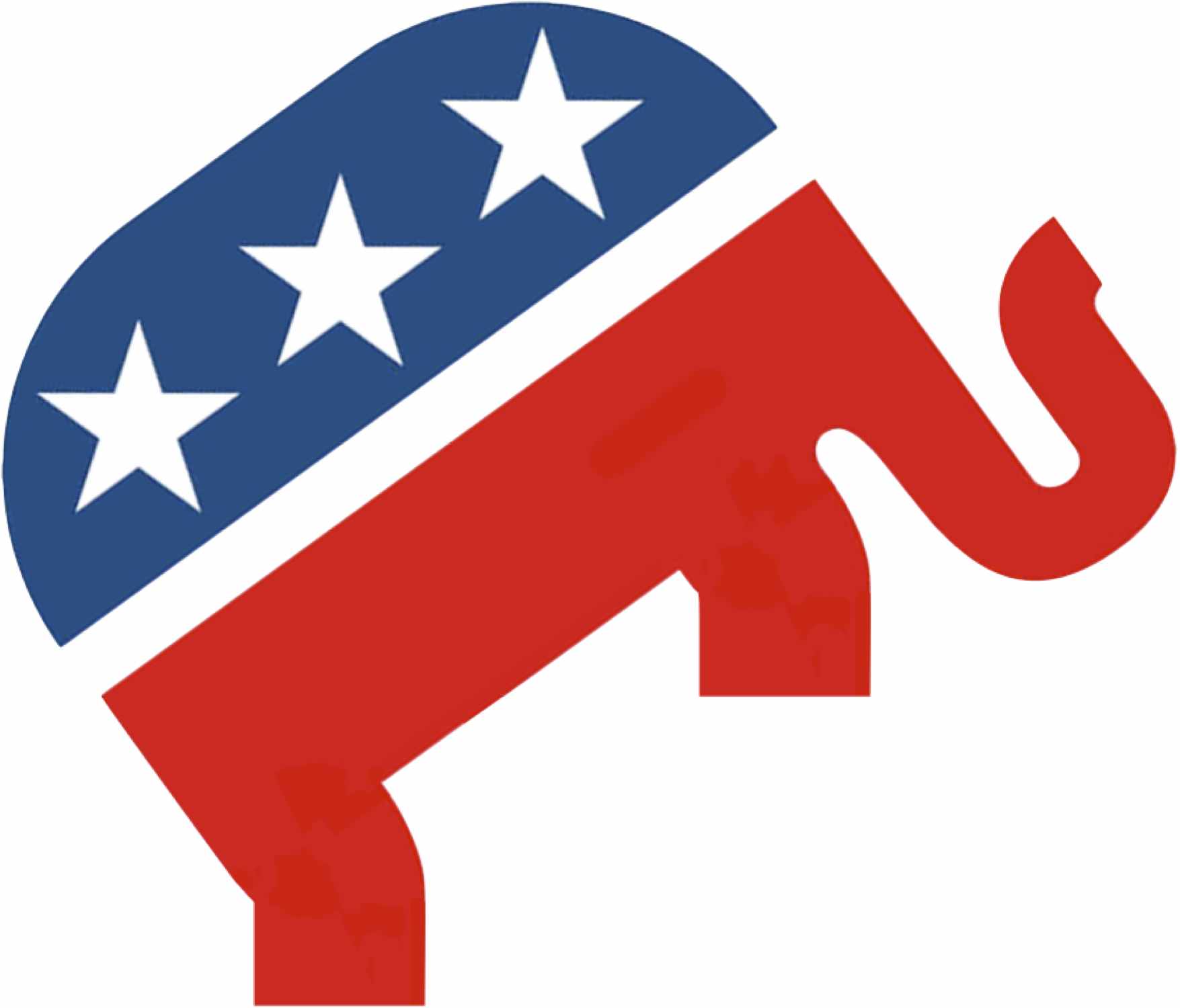 Republican Elephant Transparent Background