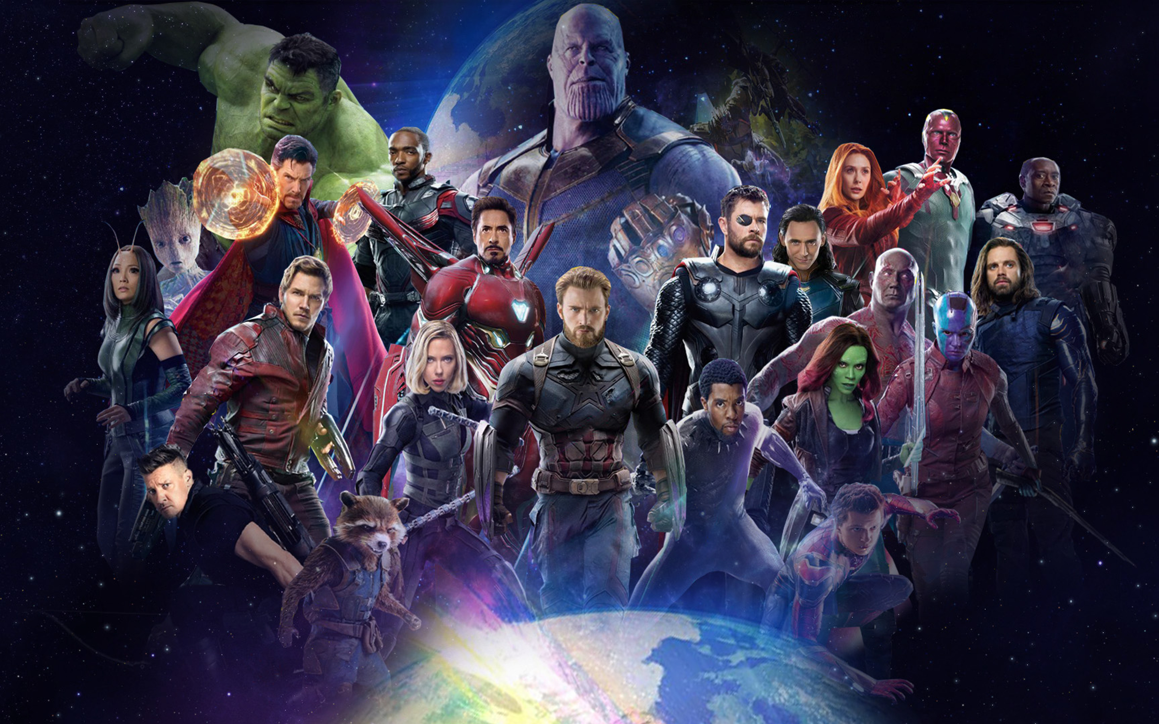 Avengers Infinity War All Characters Poster 4k HD Wallpaper