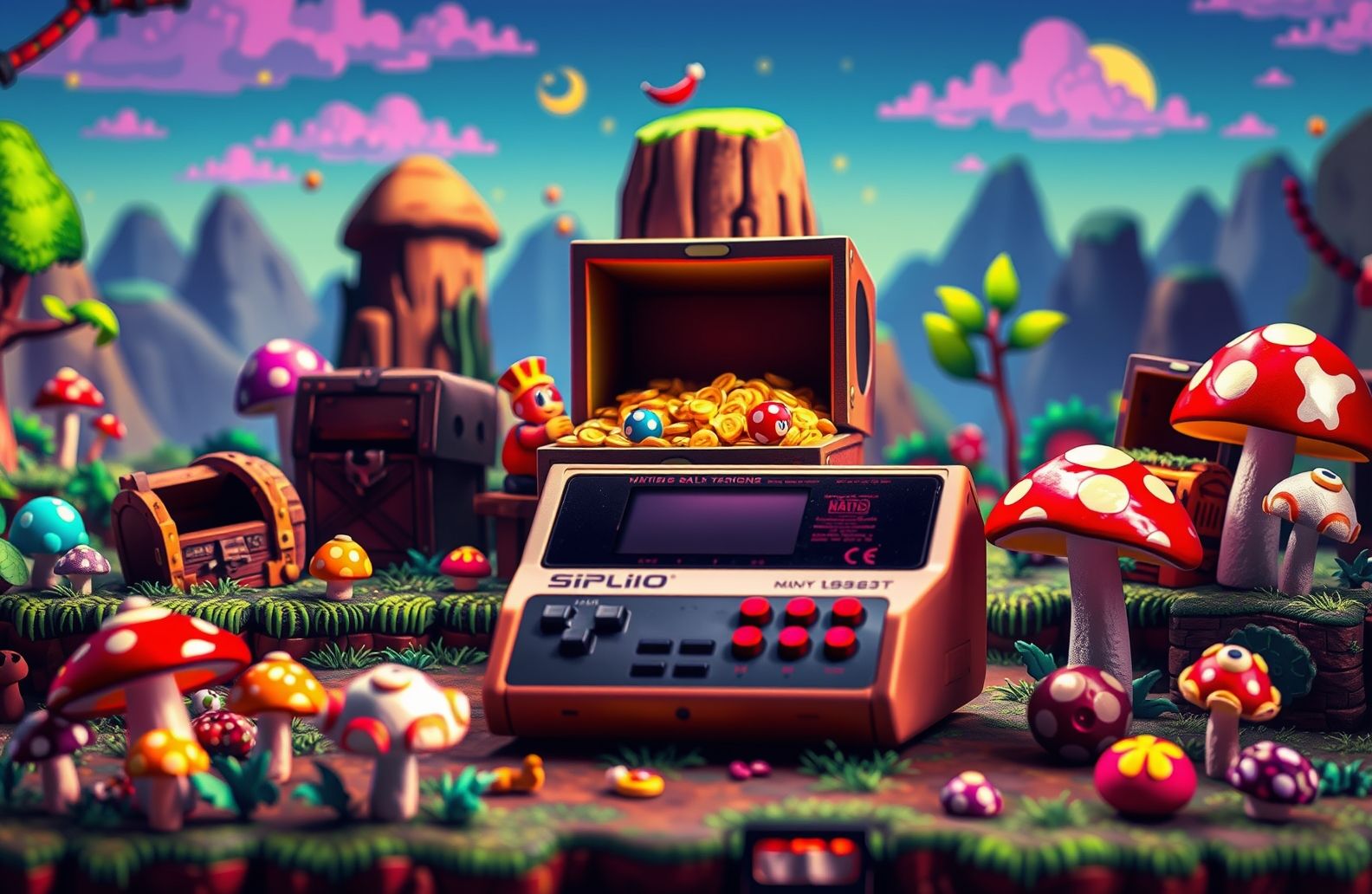 Hd Retro Gaming Wallpaper