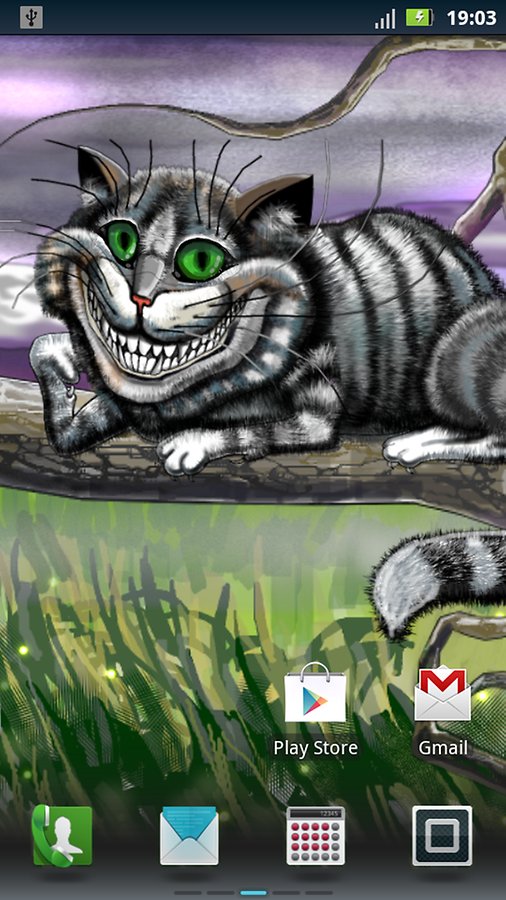 Cheshire Cat Live Wallpaper Applications Android Et Tests