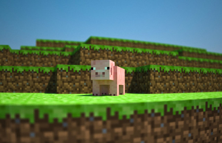 Minecraft Pig by SilverSliver17 on