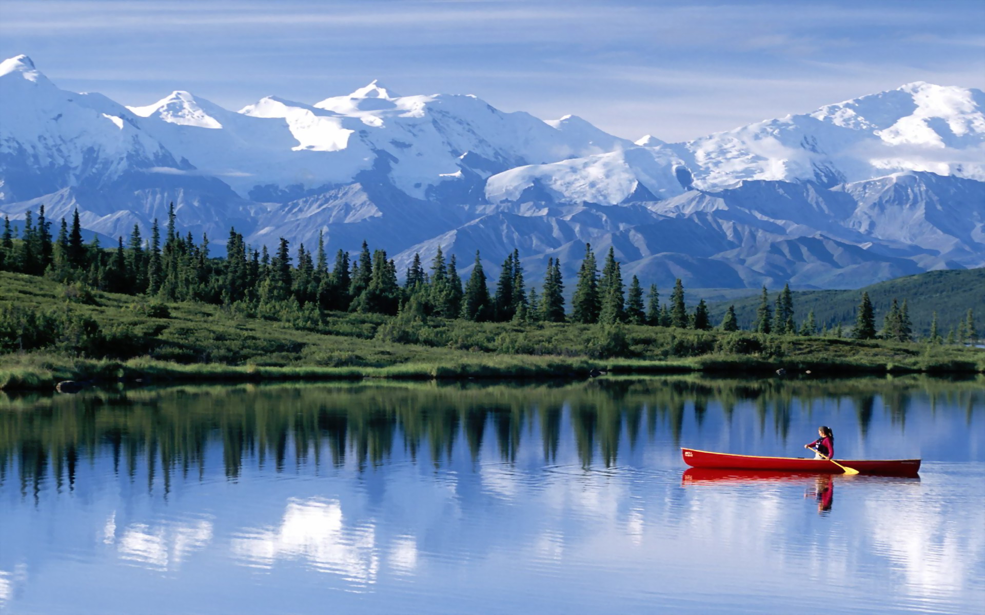 Wonder Lake Alaska Around The World Photography Desktop Wallpaper