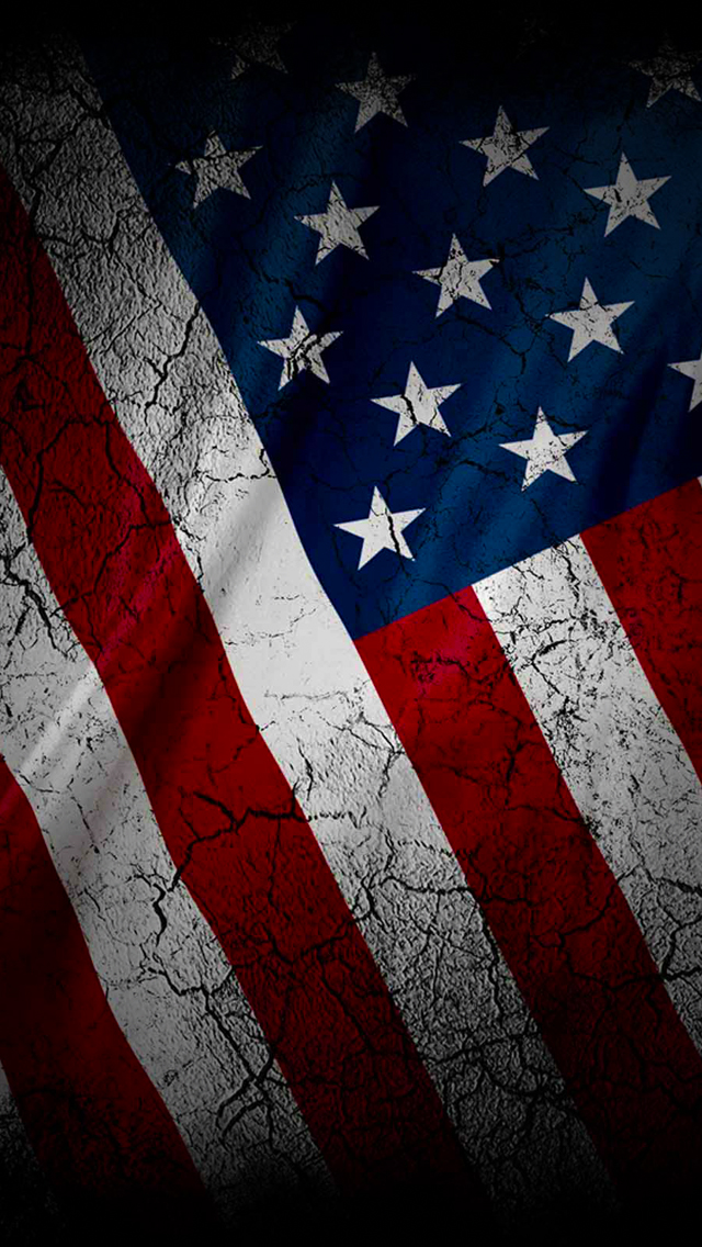 Stars and Stripes iPhone 5 Wallpaper 640x1136