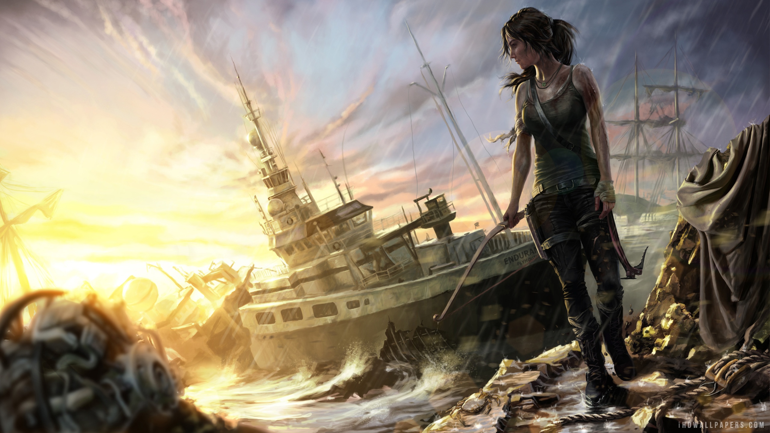 Lara Croft Concept Art HD Wallpaper IHD