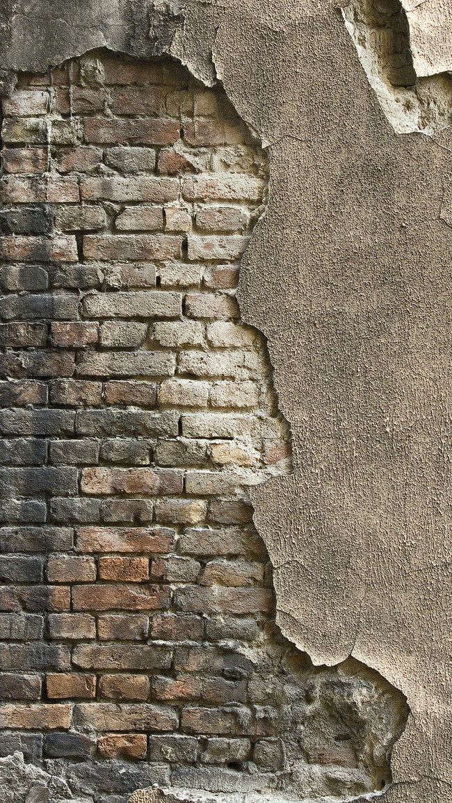 Brick Wall Tile Stucco Background Old